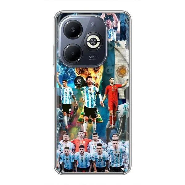 Чехол с принтом «Аргентина Месси» для Infinix Smart 8 Plus