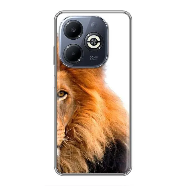 Чехол с принтом «Лев грива» для Infinix Smart 8 Plus