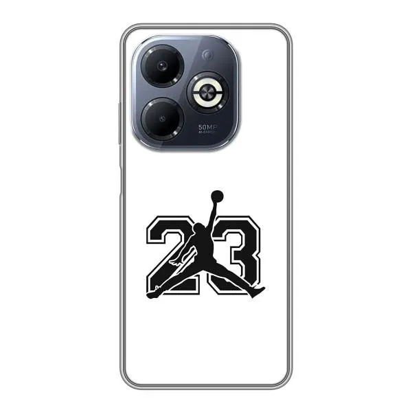 Чехол с принтом «Jordan 23» для Infinix Smart 8 Plus Чехол с принтом «Jordan 23» для Infinix Smart 8 Plus