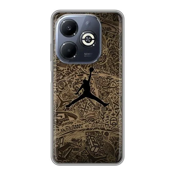 Чехол с принтом «Logo Jordan» для Infinix Smart 8 Plus Чехол с принтом «Logo Jordan» для Infinix Smart 8 Plus