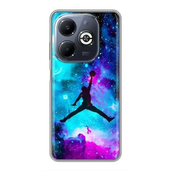 Чехол с принтом «Яркий Джордан» для Infinix Smart 8 Plus Чехол с принтом «Яркий Джордан» для Infinix Smart 8 Plus
