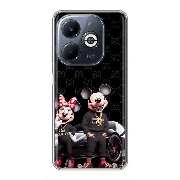 Чохол з принтом «Родина Маусів» для Infinix Smart 8 Plus