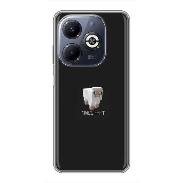 Чохол з принтом «Овечка Майнкрафт» для Infinix Smart 8 Plus