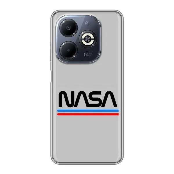 Чохол з принтом «NASA» для Infinix Smart 8 Plus Чохол з принтом «NASA» для Infinix Smart 8 Plus