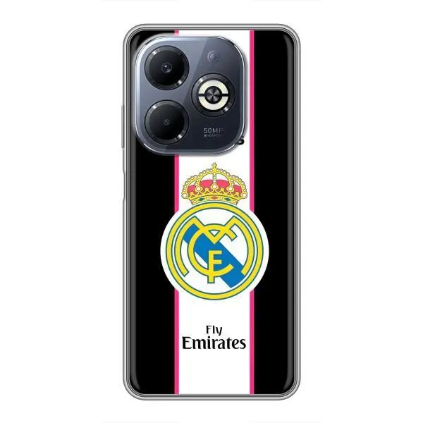 Чехол с принтом «Лого Real Madrid» для Infinix Smart 8 Plus