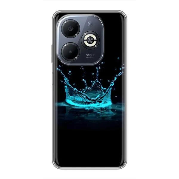 Чехол с принтом «Капля короны» для Infinix Smart 8 Plus