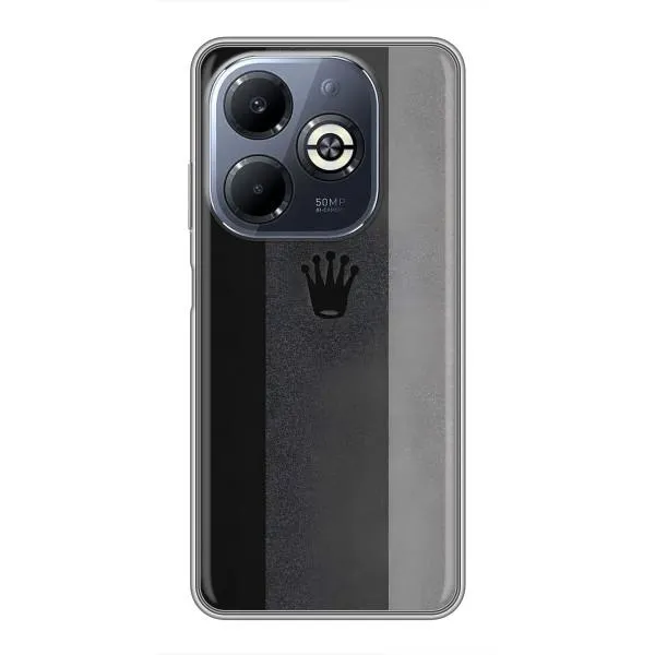 Чехол с принтом «Коронка» для Infinix Smart 8 Plus