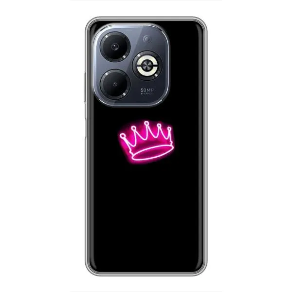 Чехол с принтом «Яркая корона» для Infinix Smart 8 Plus