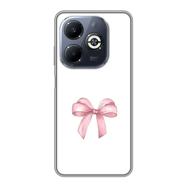 Чехол с принтом «Бант дизайн» для Infinix Smart 8 Plus