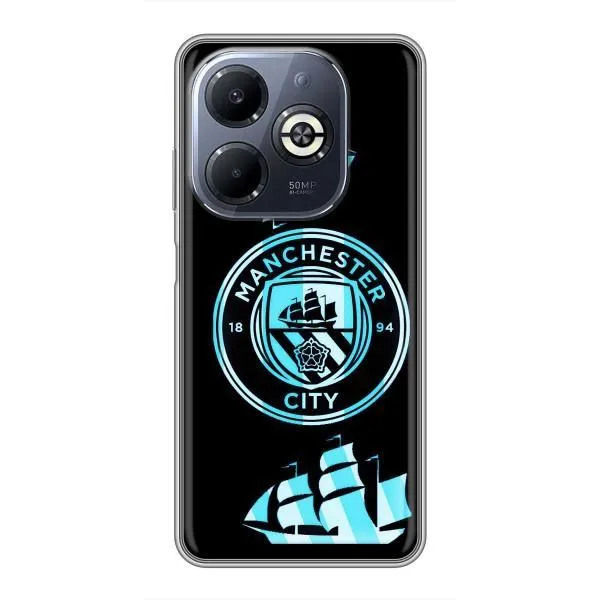 Чехол с принтом «ФК Манчестер Сити» для Infinix Smart 8 Plus Чехол с принтом «ФК Манчестер Сити» для Infinix Smart 8 Plus