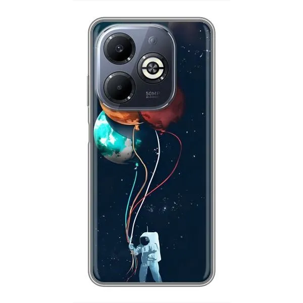 Чехол с принтом «Планеты шарики» для Infinix Smart 8 Plus Чехол с принтом «Планеты шарики» для Infinix Smart 8 Plus
