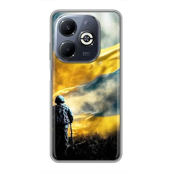 Чехол с принтом «Война» для Infinix Smart 8 Plus