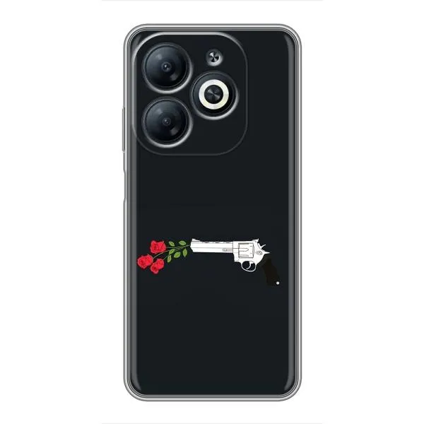 Чехол с принтом «Неожиданные цветы» для Infinix Smart 8 Чехол с принтом «Неожиданные цветы» для Infinix Smart 8