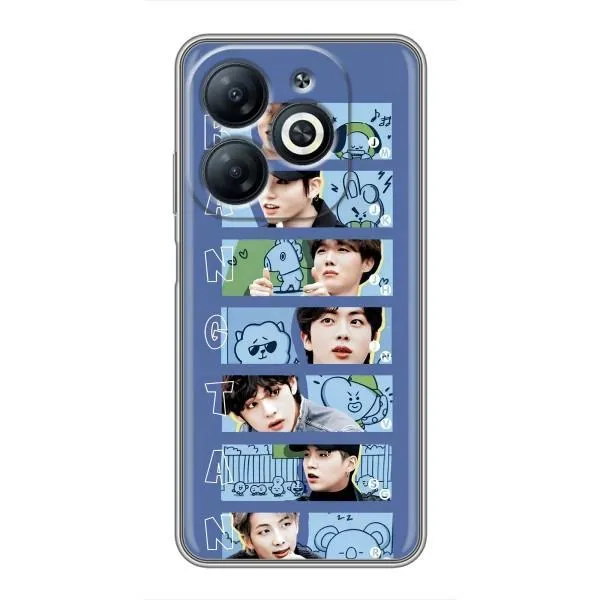 Чохол з принтом «Bangtan» для Infinix Smart 8 Чохол з принтом «Bangtan» для Infinix Smart 8