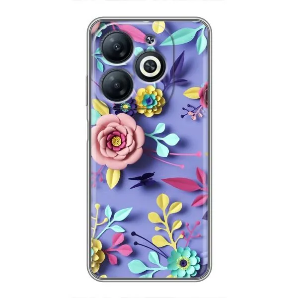 Чехол с принтом «Цветочный дизайн» для Infinix Smart 8 Чехол с принтом «Цветочный дизайн» для Infinix Smart 8