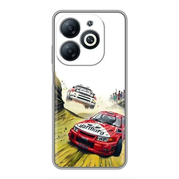 Чехол с принтом «Гоночные Тачки» для Infinix Smart 8