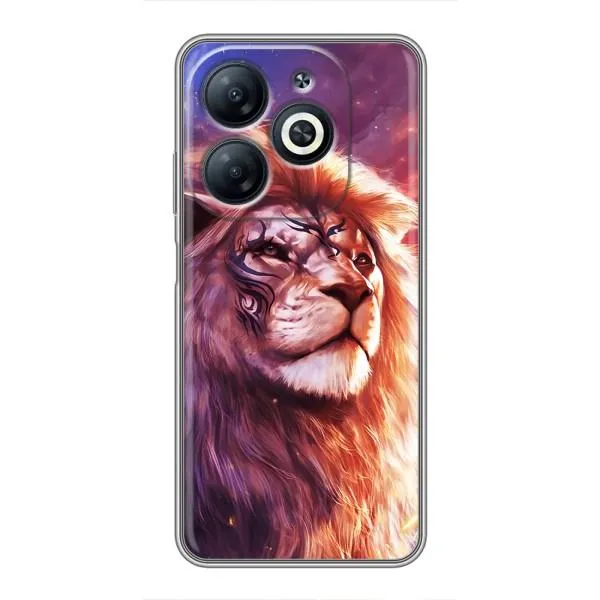 Чехол с принтом «Красочный Лев» для Infinix Smart 8