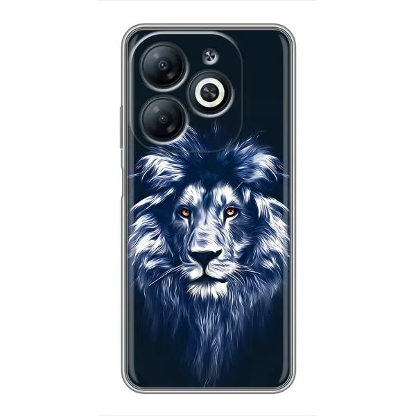 Чехол с принтом «Синий Лев» для Infinix Smart 8