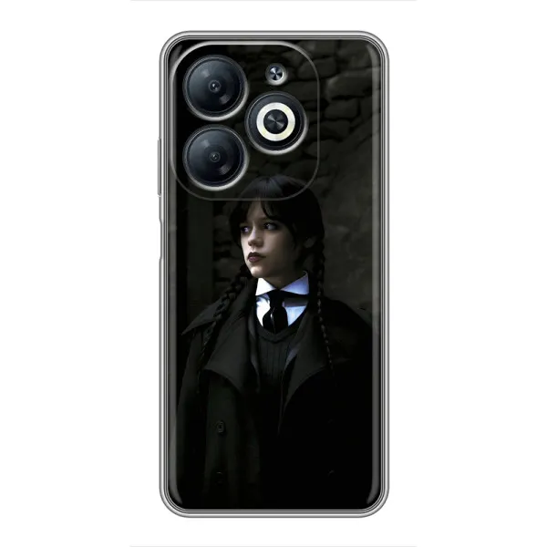 Чехол с принтом «Темный стиль Уэнздей» для Infinix Smart 8