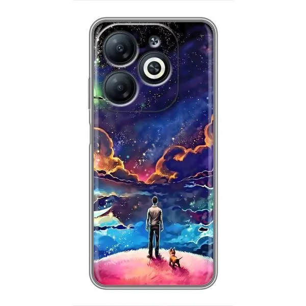 Чехол с принтом «Галактический вид» для Infinix Smart 8
