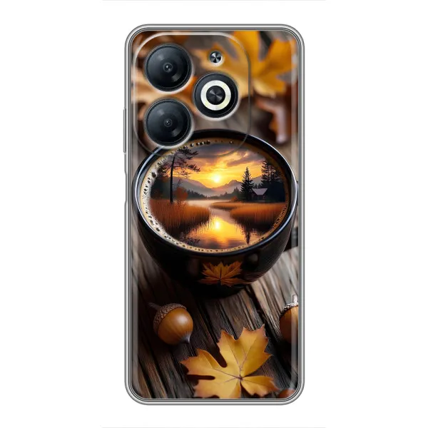 Чехол с принтом «Темный кофе» для Infinix Smart 8 Чехол с принтом «Темный кофе» для Infinix Smart 8