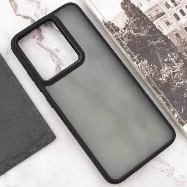 Чехол TPU+PC Lyon Frosted для Infinix Smart 9 4G / Hot 50i — Черный — фото 4 Чехол TPU+PC Lyon Frosted для Infinix Smart 9 4G / Hot 50i — Черный — фото 4