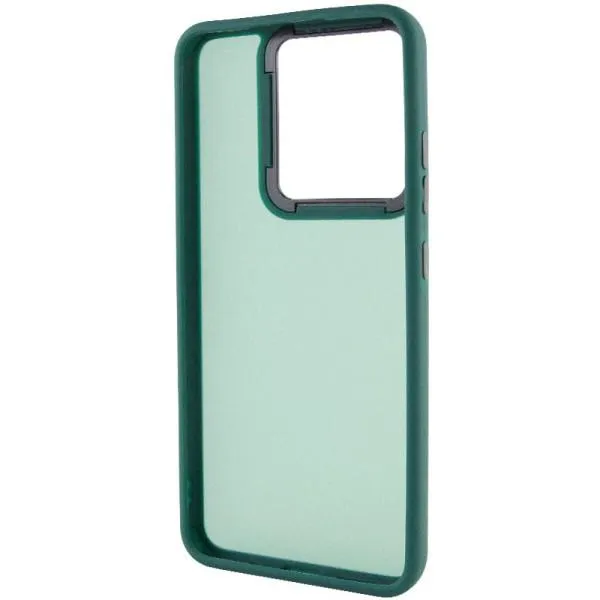 Чехол TPU+PC Lyon Frosted для Infinix Smart 9 4G / Hot 50i — Зеленый — фото 3 Чехол TPU+PC Lyon Frosted для Infinix Smart 9 4G / Hot 50i — Зеленый — фото 3