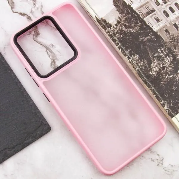 Чехол TPU+PC Lyon Frosted для Infinix Smart 9 4G / Hot 50i — Розовый — фото 4 Чехол TPU+PC Lyon Frosted для Infinix Smart 9 4G / Hot 50i — Розовый — фото 4