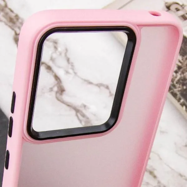 Чехол TPU+PC Lyon Frosted для Infinix Smart 9 4G / Hot 50i — Розовый — фото 5 Чехол TPU+PC Lyon Frosted для Infinix Smart 9 4G / Hot 50i — Розовый — фото 5
