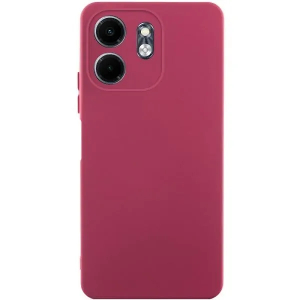 Чохол TPU GETMAN Liquid Silk Full Camera для Infinix Smart 9 4G / Hot 50i — Бордовий