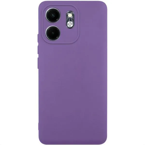 Чохол TPU GETMAN Liquid Silk Full Camera для Infinix Smart 9 4G / Hot 50i — Фіолетовий — фото 3