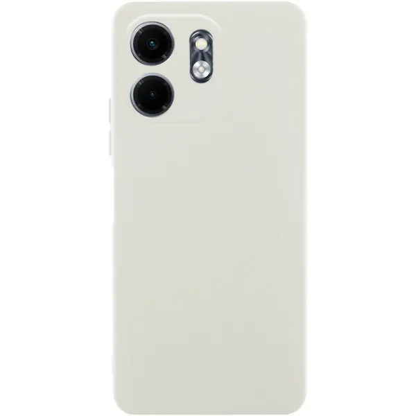 Чехол TPU GETMAN Liquid Silk Full Camera для Infinix Smart 9 4G / Hot 50i — Белый Чехол TPU GETMAN Liquid Silk Full Camera для Infinix Smart 9 4G / Hot 50i — Белый