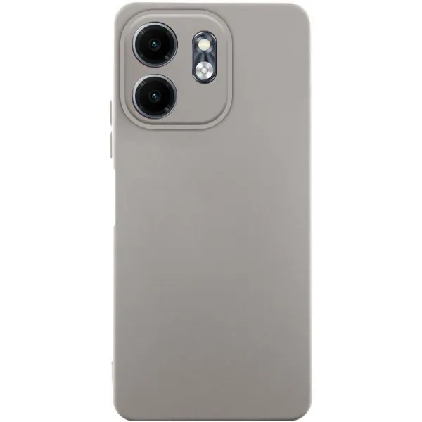 Чехол TPU GETMAN Liquid Silk Full Camera для Infinix Smart 9 4G / Hot 50i — Серый Чехол TPU GETMAN Liquid Silk Full Camera для Infinix Smart 9 4G / Hot 50i — Серый
