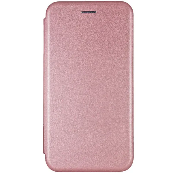 Кожаный чехол-книжка Classy для Infinix Smart 9 4G / Hot 50i — Rose Gold — фото 1