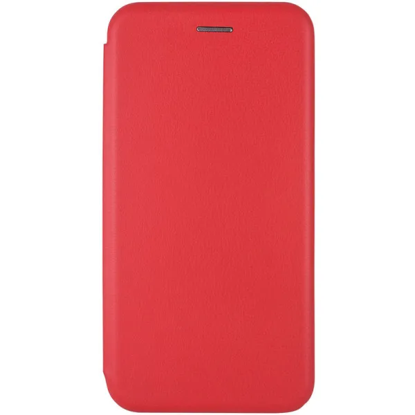 Кожаный чехол-книжка Classy для Infinix Smart 9 4G / Hot 50i — Красный — фото 1