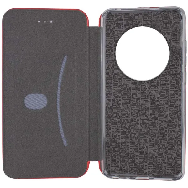 Кожаный чехол-книжка Classy для Infinix Smart 9 4G / Hot 50i — Красный — фото 3