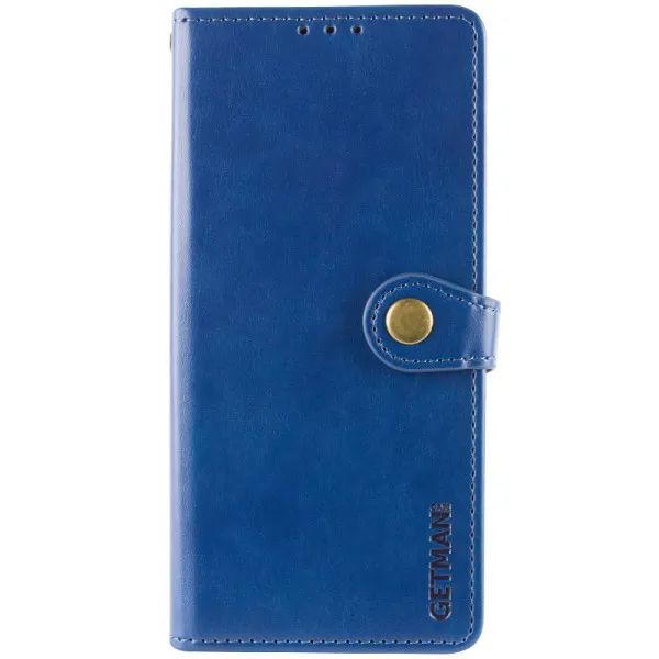 Шкіряний чохол-книжка GETMAN Gallant (PU) для Infinix Smart 9 4G / Hot 50i — Синій — фото 1