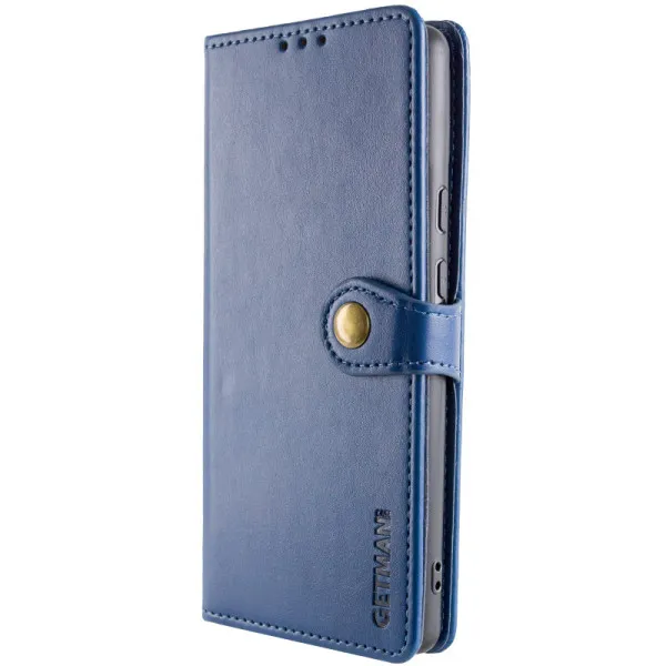 Шкіряний чохол-книжка GETMAN Gallant (PU) для Infinix Smart 9 4G / Hot 50i — Синій — фото 2