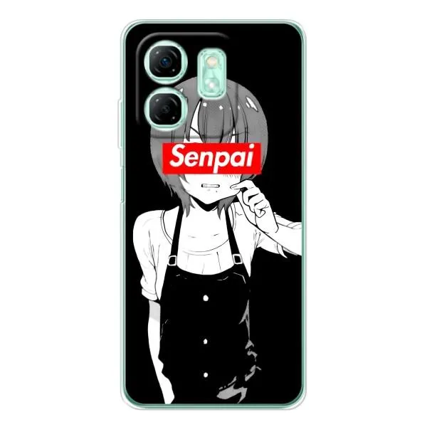 Чехол с принтом «Senpai» для Infinix Smart 9