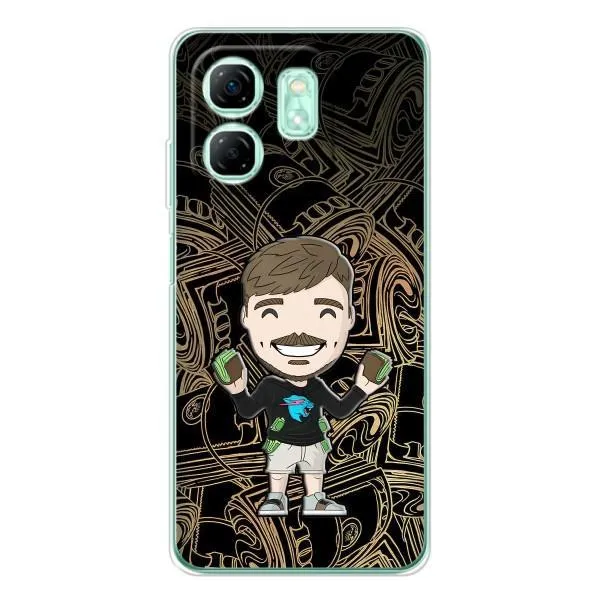Чехол с принтом «Mister Beast» для Infinix Smart 9