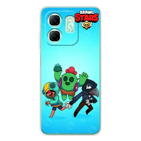 Чехол с принтом «Трио героев» для Infinix Smart 9