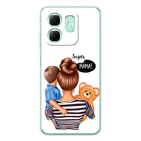 Чехол с принтом «Мама с сыном» для Infinix Smart 9
