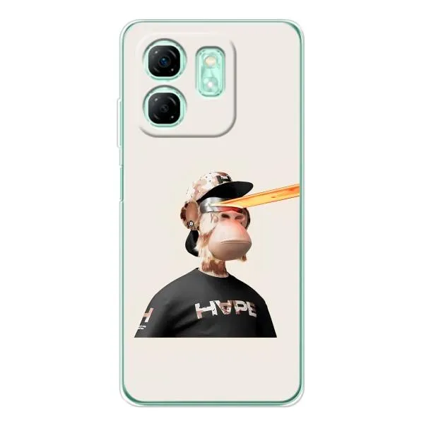 Чехол с принтом «обезьяна NFT в очках» для Infinix Smart 9 Чехол с принтом «обезьяна NFT в очках» для Infinix Smart 9