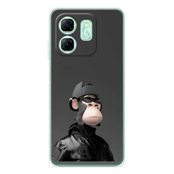 Чехол с принтом «стильная обезьяна NFT» для Infinix Smart 9 Чехол с принтом «стильная обезьяна NFT» для Infinix Smart 9
