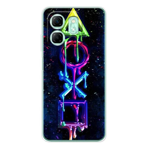 Чехол с принтом «Pleystation лого» для Infinix Smart 9