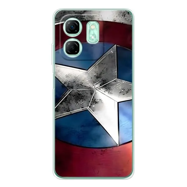 Чехол с принтом «Щит Капитана Америки» для Infinix Smart 9