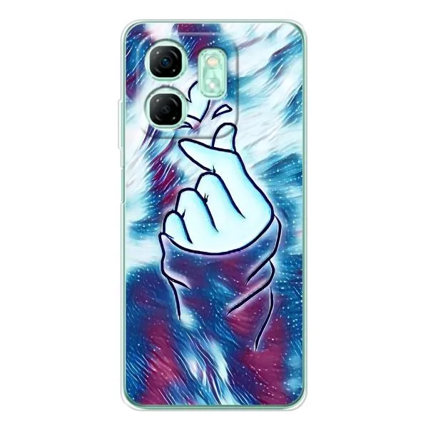 Чехол с принтом «Радужное сердце» для Infinix Smart 9