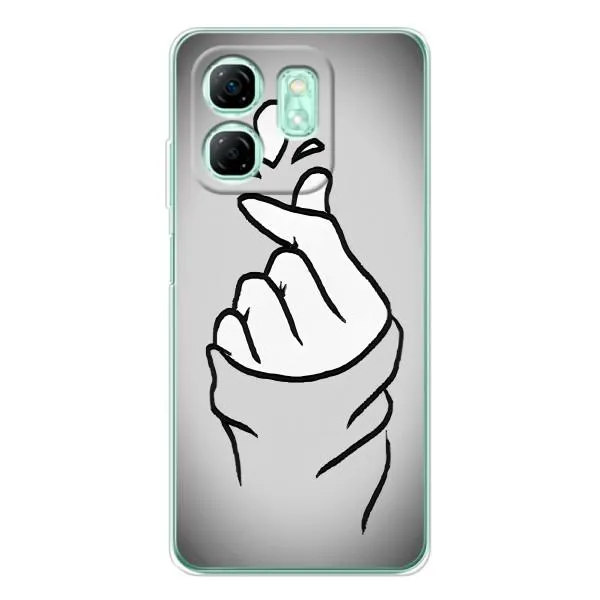 Чехол с принтом «Значок Love» для Infinix Smart 9