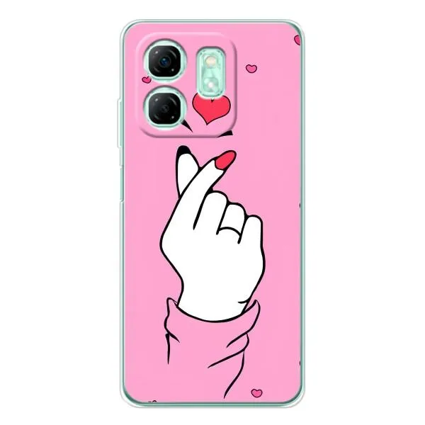 Чехол с принтом «Знак Love» для Infinix Smart 9