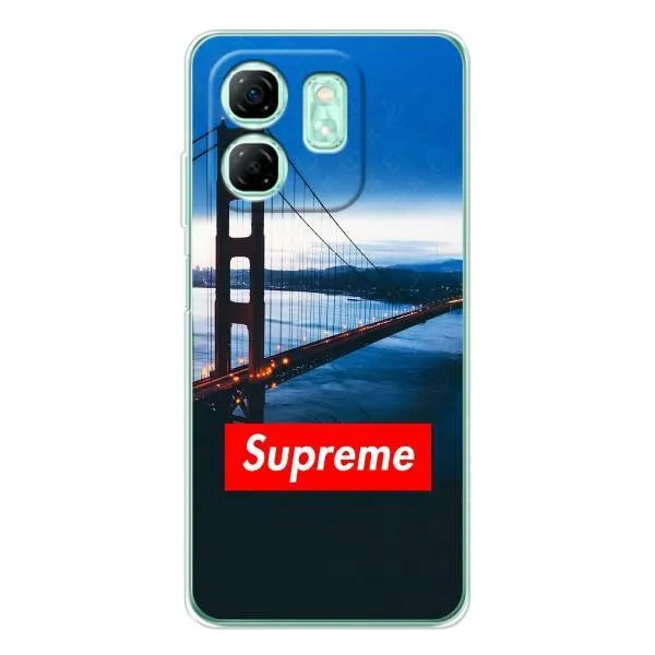 Чехол с принтом «Стиль Supreme» для Infinix Smart 9